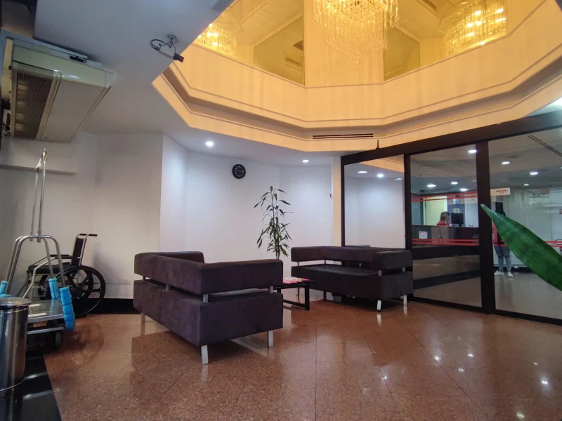 Sala de espera do lobby